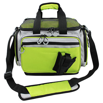Custom Fishing Tackle Bags Green Fishing Tackle Backpack For Saltwater