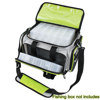 Custom Fishing Tackle Bags Green Fishing Tackle Backpack For Saltwater