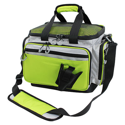 Custom Fishing Tackle Bags Green Fishing Tackle Backpack For Saltwater