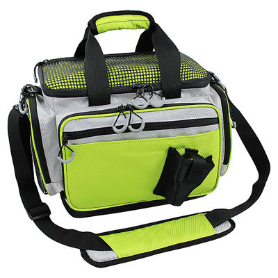 Custom Fishing Tackle Bags Green Fishing Tackle Backpack For Saltwater
