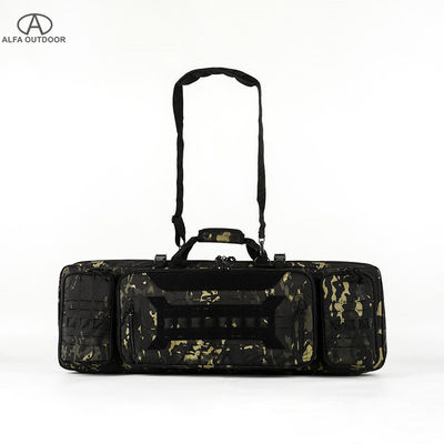 Alfa Camo Tactical Rifle Gun Bag With Backpack Strap For Outdoor Use