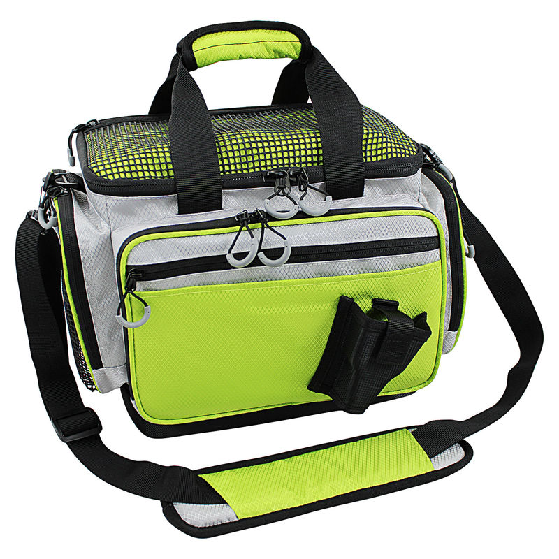 Custom Fishing Tackle Bags Green Fishing Tackle Backpack For Saltwater