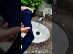 Mit Silikon behandelte Gewehrsocken, 132 cm, rostfrei, taktisch für die Jagd im Freien